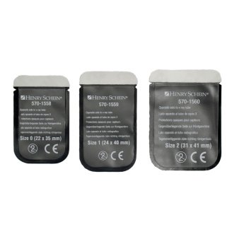 HS-Hygienické obaly na snímací RTG fólie Maxi-Gard VL černé velikost 0 (2,2 x 3,5 cm) 100 ks