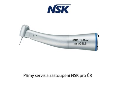 NSK 25LS 1:1 nano Ultralehké titanové kolénko (C1100)