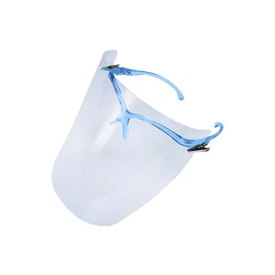 CERKAMED Ochranný štít Comfort Standart 1 obroučka modrá + 10 fólií