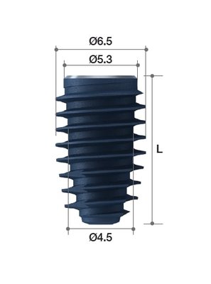 MEGAGEN BD IMPLANT ø5.8 Deep Thread - RC, L=8.5
