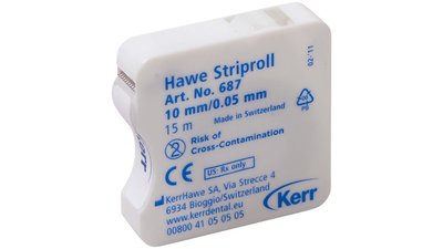 Striproll - Rolle 15 m Strip transparent, Breite 10 mm