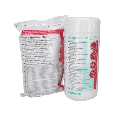 Meliseptol HBV ubrousky, 100 ks - Náplň