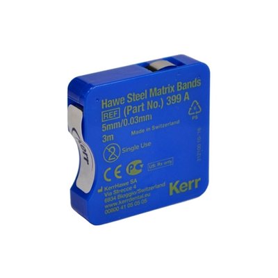 KERR Hawe Steel Matrix Bands - 6 mm / 0,03 mm / 3 m
