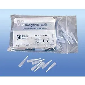 DC náhr. štětečky bílé 50ks měkké