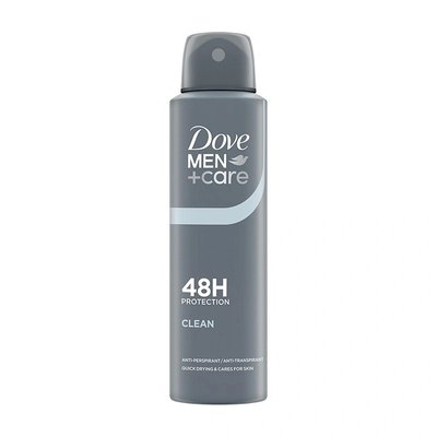 Pánský deodorant Dove Clean, 150 ml