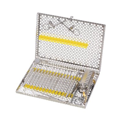 IMN4160 - IMS INFINITY CASSETTE, 16 INSTR., LARGE, WITH ACCESSORY AREA - IMN4161 GREY