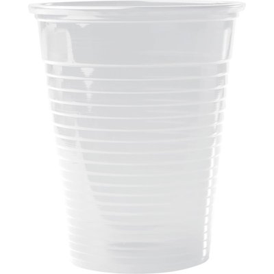 smartdent Kelímky Plastové 180ml Bílá 100ks