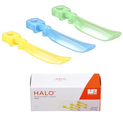 Klínky Halo - Střední – Modré