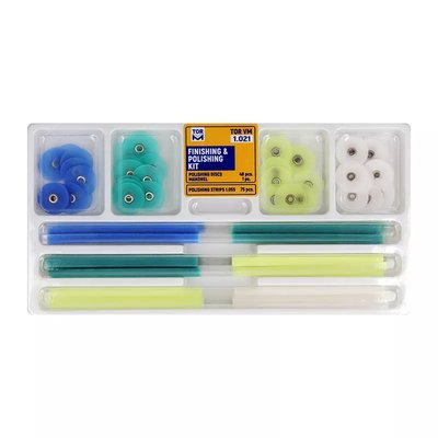Krążki polerskie asortyment 48szt. Zestaw do wykańczania wypełnień TOR 1,021