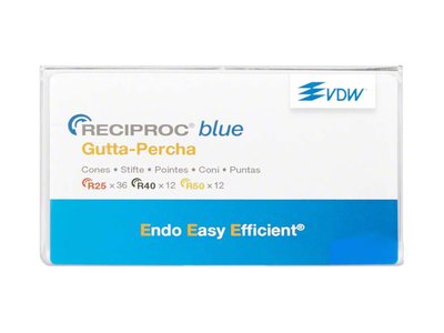 VDW gutaperčové čepy Reciproc Blue