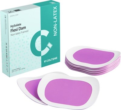HySolate Flexi Dam® Non-Latex gerahmt