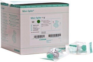 MINI SPIKE V - aparat do pobierania leków z zastawką (igła z filtrem bakteryjnym 0,45 µm) 1 sztuka