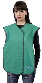 RTG zástěra panoramatická 0,5mm, zelená