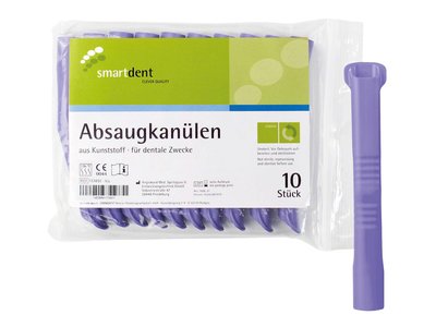 Odsávací kanyly Smart, 10ks fialové 117491