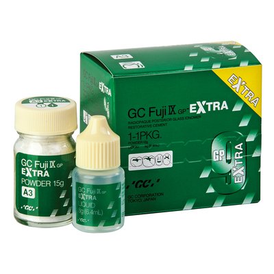 GC Fuji IX GP Extra - SET Fuji IX GP Extra Prášek g /A2/ + tekutina 6.4 ml