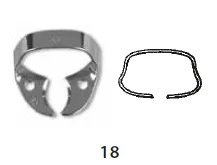 Spona Kofferdam č.18