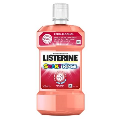 Listerine Smart Rinse Berry (dětský) 6 x 500 ml