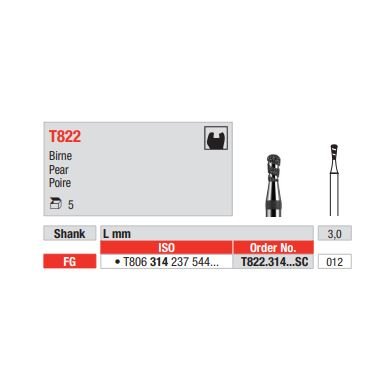 Diamant turbo FG T822.012SC (5ks/bal)