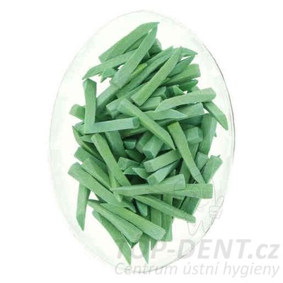 PURE dřevěné klínky 14 x 1,5 x 1,5 mm (zelené), 100ks