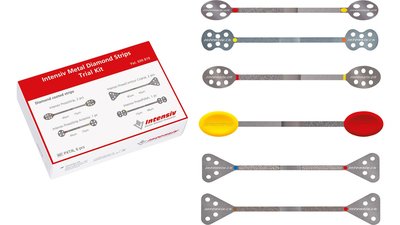 Intensiv Metall Diamantstreifen
