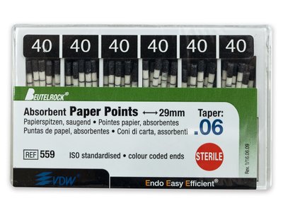 VDW - Papírové čepy .06, vel. 040