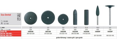 Edenta Lab Exa Dental - univerzálne leštiace nástroje - 12 ks