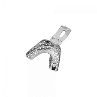 Orimed Otiskovací perforovaná lžíce plná bez okraje - dolní - velikost 2