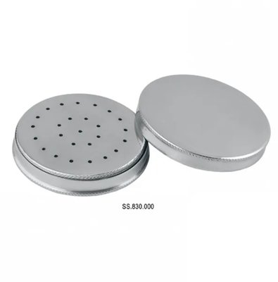 Krabička kulatá + perforované víčko Ø 65x15mm