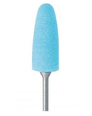 Gumki do akrylu na prostnicę Edenta 0644HP błękitne, cylindryczne długie wąskie, wygładzające