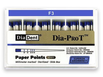 Dia-ProT - Papírové čepy pro Protaper, vel. F3