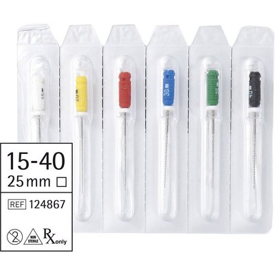 smartdent Smart K-Feilen 25mm ISO 015-040 6ks