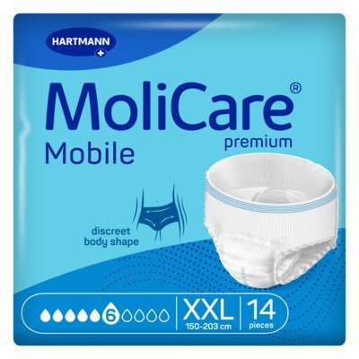 MoliCare Mobile 6 kapek vel. XXL natahovací kalhotky 14 ks