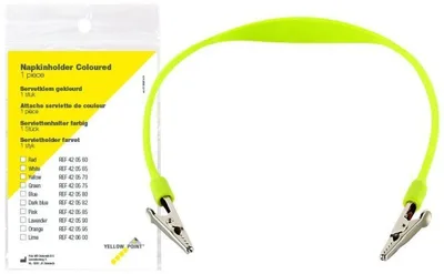 Držák ochranných roušek (bryndáků), limetkový