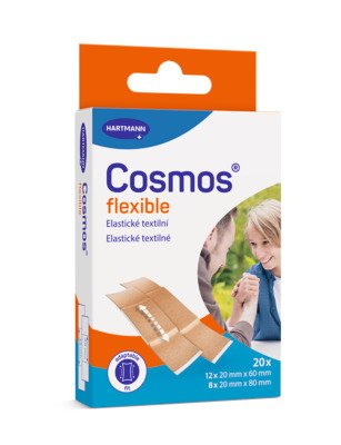 Cosmos flexible pružná náplast 2 velikosti 20 ks