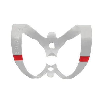 Hygenic Fiesta spona matná s křidélky 9 červená