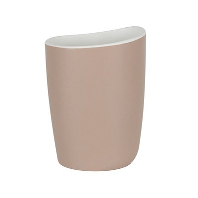 Spirella kelímek na kartáčky ETNA - béžovo/bílý