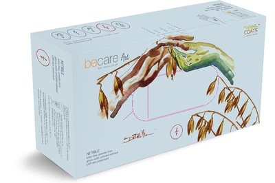 Rękawiczki nitrylowe z koloidalną mączką owsianą 200 szt. Becare Art - WARIANTY