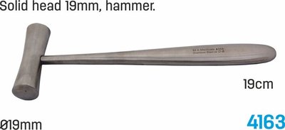 Kladívko plná hlava 19mm