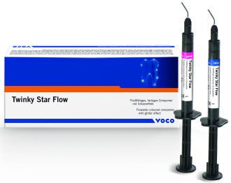 Twinky Star Flow - kompomer, 2g růžový