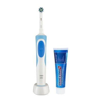 Braun Oral-B Vitality CrossAction D12 zubní kartáček + zubní pasta Blend-a-med