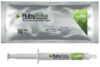 Ruby Edta Preparační gel na kořenové kanálky 2x3ml