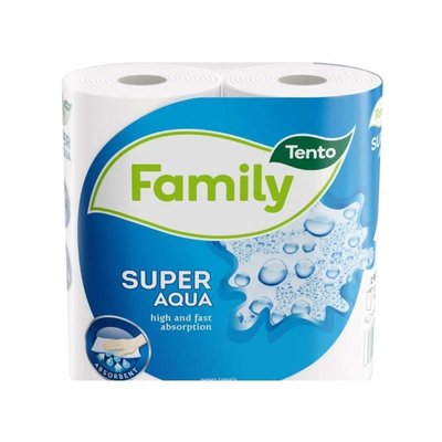 Utěrky kuchyňské Tento, dvouvrstvé (bal.2role)