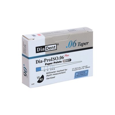 Papírové čepy 015/.06 120ks sterilní, kalibrované