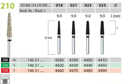 Brousek diamantovaný T 806.314.210.544.018