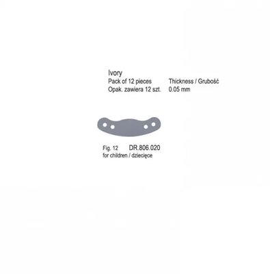 Matrix Bands Ivory for children fig. 12 (Pack of 12 pieces)