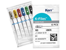 K-Files™ - Packung 6 Stück 30 mm ISO 008