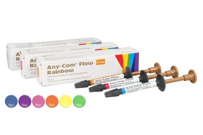 Any-Com Flow Rainbow z brokatem 2 g MEDICLUS - fioletowy
