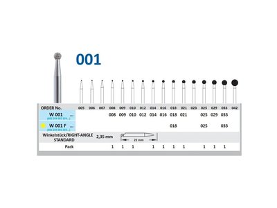HORICO brousek diamantovaný - kulička, W001 - Parameter_0: normal, Parameter_1: Průměr 4,2mm (042)