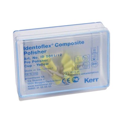 Kerr Identoflex™Composite Polisher Kalich (10mm Ø 7 mm) Žlutá 12ks