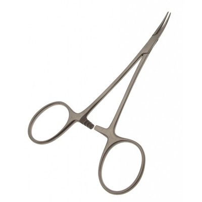 Micro-moscquito svorka zahnutá 1 x 2zuby, 12 cm